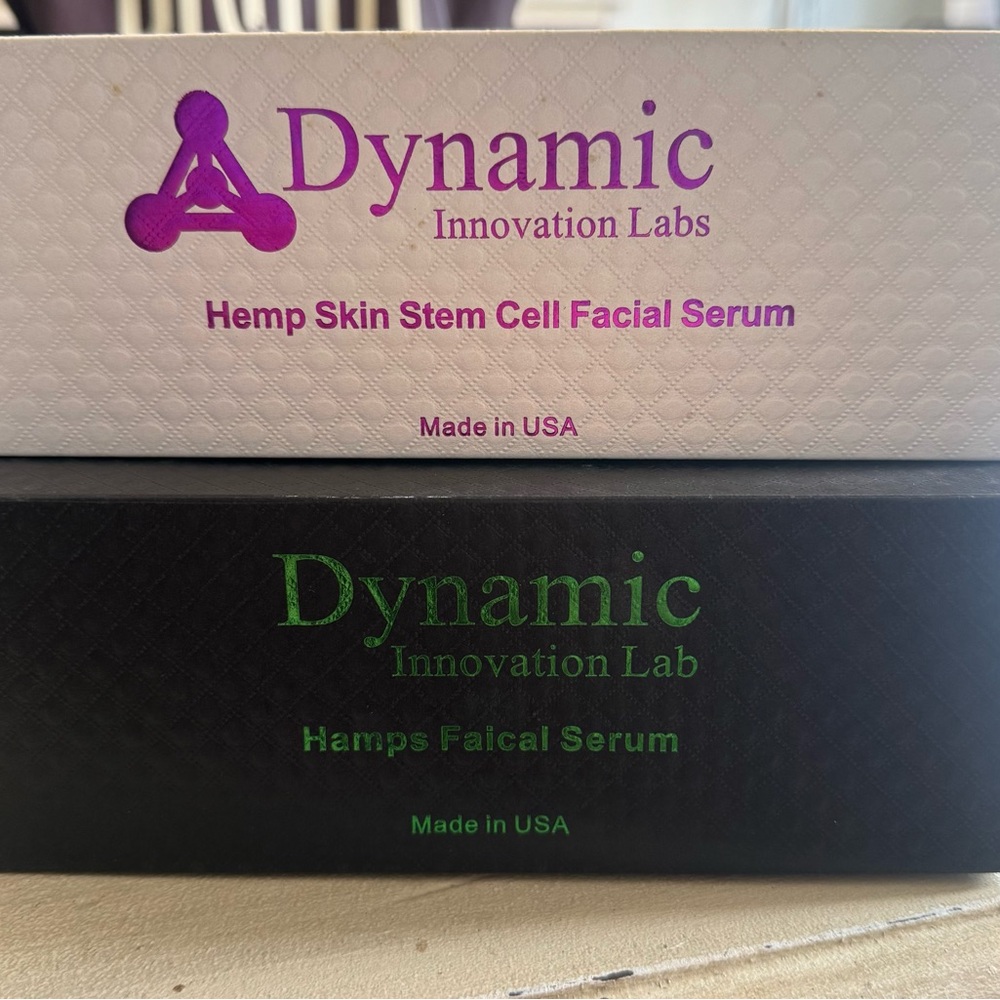 Hemp Skin Stem Cell Facial Serum - White and Black